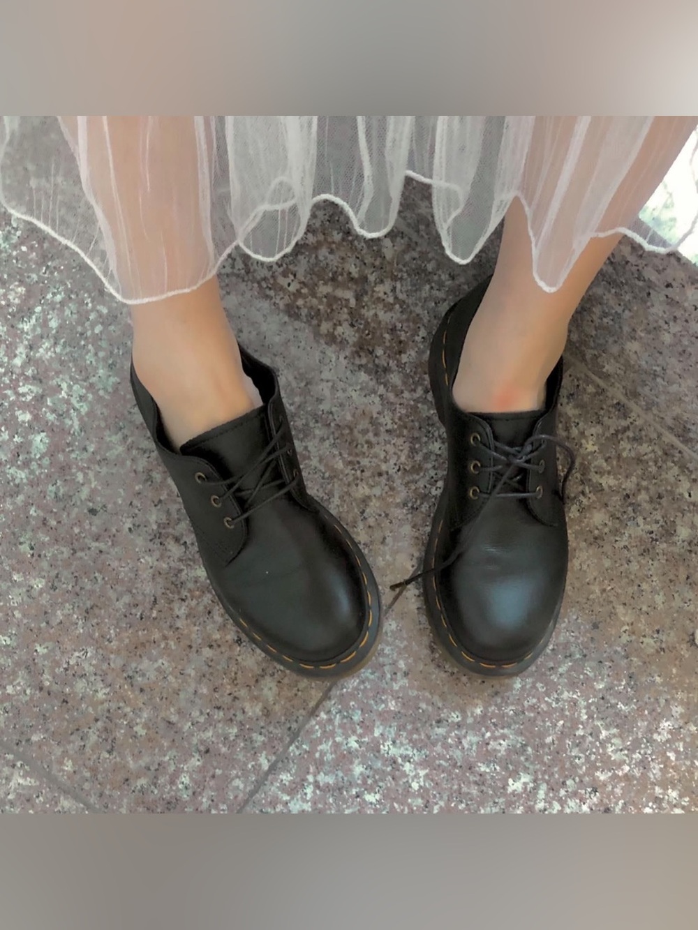 Dr. martens 1461 Bed Smooth Leather Oxford Shoes loafers black doc